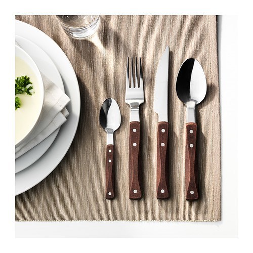 Wooden handle cutlery